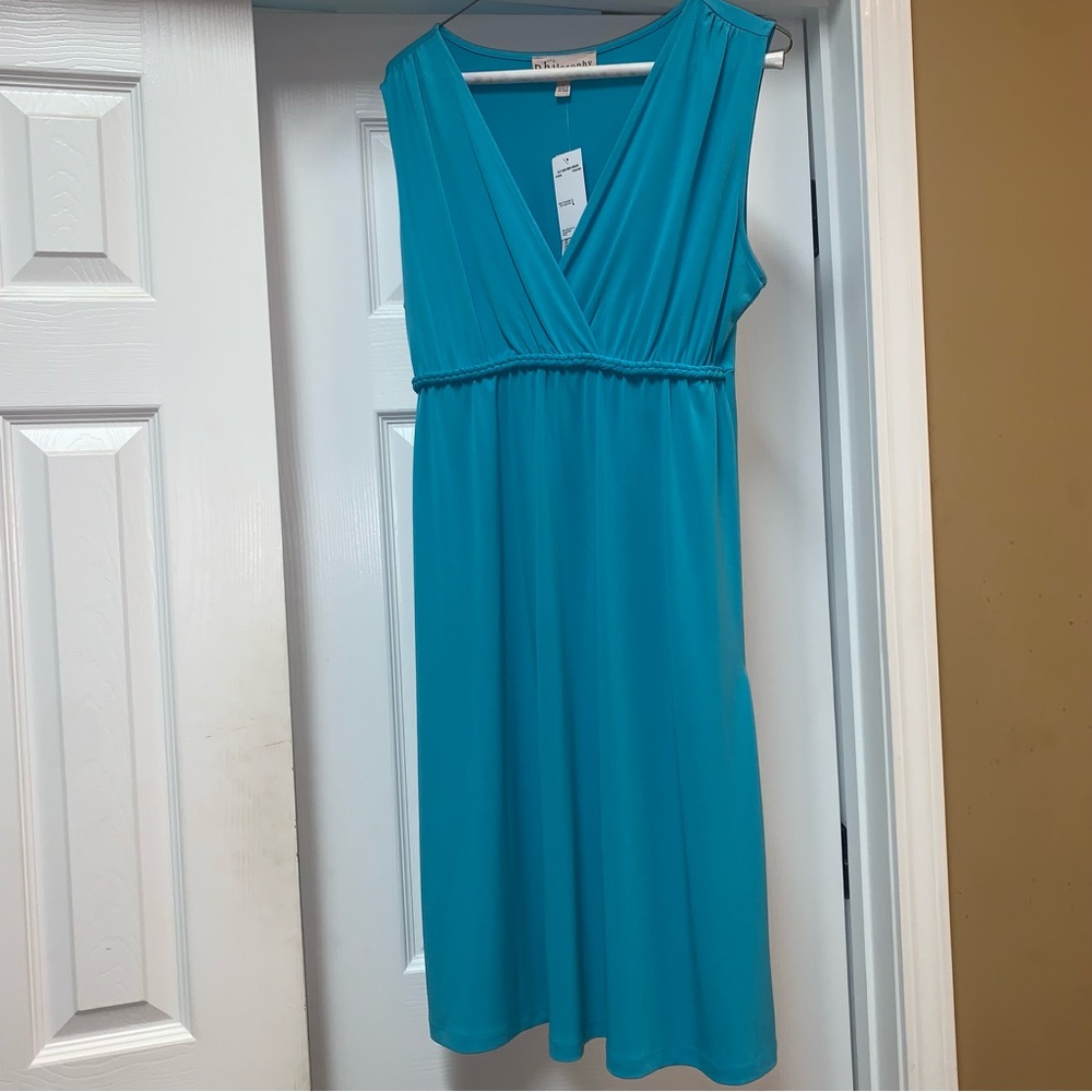 Philosophy Cut and Sew Dress, NWT, Size Large in beautiful blue.